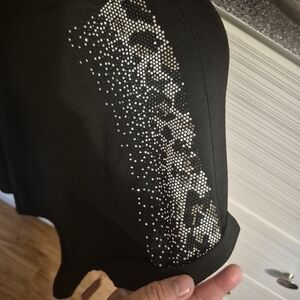 Scarlett Black Top with Elegant Details